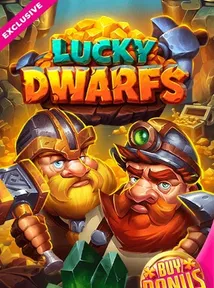 Lucky Dwarfs game cover in the Kinbet lobby